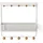 Umbra Wandgarderobe Estique 32 x 31 cm Weiß