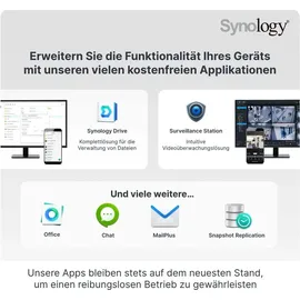 Synology Disk Station DS1821+ - NAS-Server - 8 Schächte