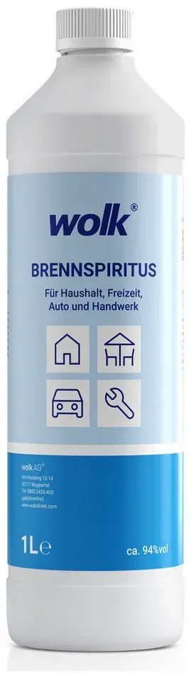 Preisvergleich Produktbild wolk Brennspiritus, 1 l