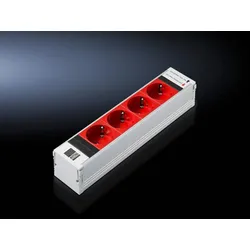 Rittal PSM Plus - Steckdosenleiste (Plug-In-Modul) - Ausgangsanschlüsse: 4 (CEE