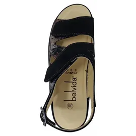 Belvida Sandale Damen Schwarz 39