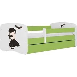 raumhirsch furniture Kinderbett Raumhirsch 80 x 180 cm Holzwerkstoff grün