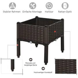 Outsunny Hochbeet Kunststoff,