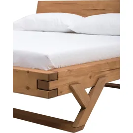 SalesFever Balkenbett 140 x 200 cm Beige