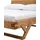 SalesFever Balkenbett 140 x 200 cm Beige