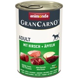 Animonda 400g GranCarno Original Adult Hirsch & Äpfeln Hundefutter nass