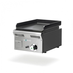 Tischplatte Griddle Stahl Pavonado Gas 30cm