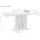 Möbel Boss Britt 110-150 x 76 x 69 cm grau/weiß
