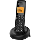 Alcatel E160 DECT-Telefon mit Anrufer-ID und Anrufsperre, 50 Einträge - Schwarz