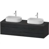 Duravit Waschtischunterschrank 2 Auszüge 160 x 44,2 x 55 cm Eiche Schwarz/Graphit Matt