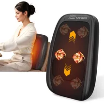 SNAILAX Shiatsu Rückenmassagegerät Massagekissen