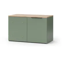 Vicco Kommode + Sideboard, Wido, Grün, 80 x 50 cm mit Tür