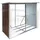 DEMA Kaminholzregal Metall 303 x 111,5 x 188 cm Beige