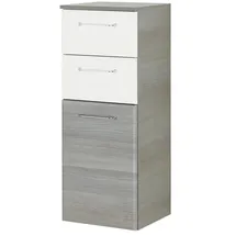 Smart Midischrank Onda ¦ grau ¦ Maße (cm): B: 35 H: 90,5 T: 33.0