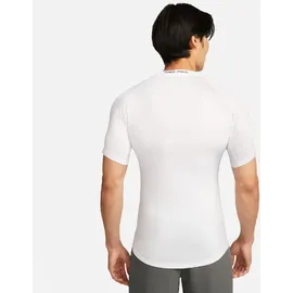 Nike Pro Dri-Fit Tight kurzarm Fitnessshirt Herren T-Shirt, weiß - white/black XXL