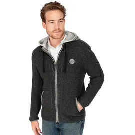 Spieth & Wensky Strickjacke ECHO in dunkelgrau | Gr.: 3XL