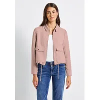 STREET ONE Damen 2116757 Cordjacke mit Zipper, Faded Rose,