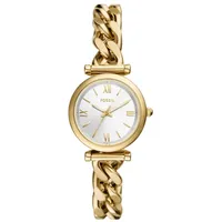 Fossil Damenuhr Edelstahl Gold Damen