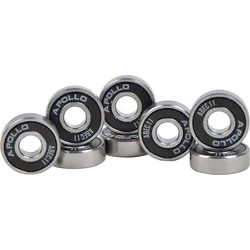 Kugellager Set - Bearing 2,1x0,7cm für Longboard, Skateboard, Scooter EINHEITSGRÖSSE