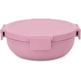 Brabantia Make & Take Salatschüssel Rund, Kunststoff, Pink 1,3 l, rosa