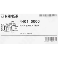 Hansa Matrix Unterputz-Rohbauset Bade- und Brausearmatur 3.5 Kartusche 4401