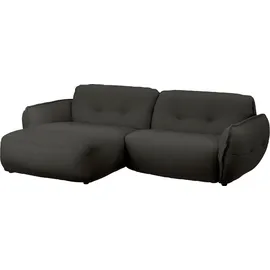 BeType Ecksofa BETYPE "Be Fluffy Mega Sofa, bequem, viel Platz, Breite 289cm, L-Form", grau (anthracit), B:289cm H:87cm T:184cm, 100% Polyester, Sofas, Ecksofa, Softes Sitzgefühl, moderne Kedernaht, hochwertiger Bezug