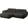 BeType Ecksofa BETYPE "Be Fluffy Mega Sofa, bequem, viel Platz, Breite 289cm, L-Form", grau (anthracit), B:289cm H:87cm T:184cm, 100% Polyester, Sofas, Ecksofa, Softes Sitzgefühl, moderne Kedernaht, hochwertiger Bezug