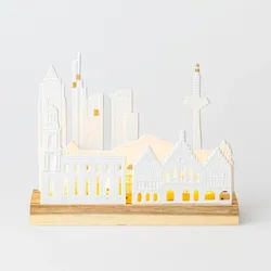 räder Teelichthalter Lichtobjekt Stadtsilhouette Frankfurt 17990