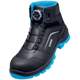 Uvex Safety, Sicherheitsschuhe, 2 xenova Stiefel S3 schwarz, blau Weite 11 Größe 38 (S3, 38)