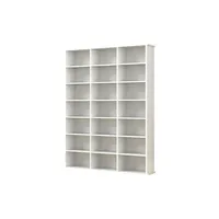 Möbel Kraft Megosa Standregal 105 x 19 x 136 cm Weiß