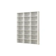Möbel Kraft Megosa Standregal 105 x 19 x 136 cm Weiß