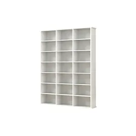 Möbel Kraft Megosa Standregal 105 x 19 x 136 cm Weiß