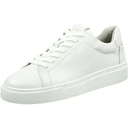 Sneaker GANT "Mc Julien", Herren, Gr. 43, weiß, Leder, unifarben, sportlich, Schuhe, Edelsneaker, Business Schnürschuh mit Gummisohle