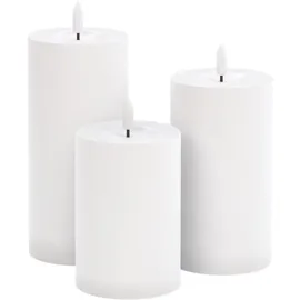 goobay LED-Kerzen 3er-Set 249 g weiß