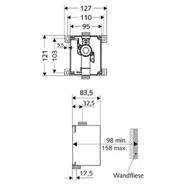 Schell COMPACT II DN 15, G 1/2 AG, mit Vorabsperrung