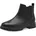 Stiefeletten ohne Absatz mit Reißverschluss Vegan Schwarz Schwarz 39 EU 39 EU