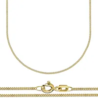 Panzerkette FIRETTI "Schmuck Geschenk Silber 925 Collierkette in mehreren Breiten" Gr. 45, gold (gelbgoldfarben), Halsketten, Damen, 45, Silber 925 (Sterlingsilber), B: 1,4mm, Panzerkette, Made in Germany, B:1,4mm