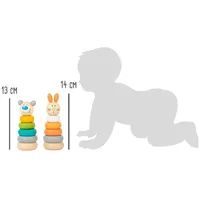 Small Foot Company Small foot Display Stapelturm Pastell