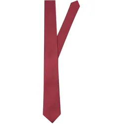 Krawatte SEIDENSTICKER "Schwarze Rose", Herren, Gr. One Size, rot (dunkelrot), Seide, unifarben, Krawatten, Breit (7cm) Uni