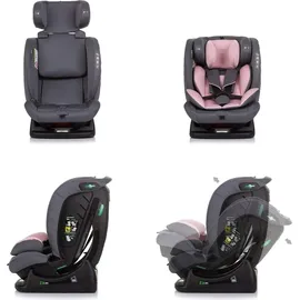 Chipolino Kindersitz i-Size Aviato (40 - 150 cm) Gruppe 0/1/2/3, verstellbar rosa - Rosa