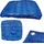 GEKO Abdeckplane 6 x 8 m Blau