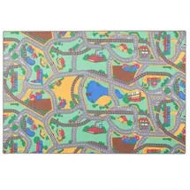 Snapstyle Kinderteppich 80 x 160 cm Bunt