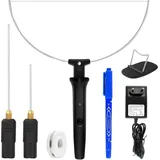 Elektrischer Schaumschneider, 18W Styroporschneider, 3-in-1 Heißdraht-Schaumschneider mit geschalteter Stromversorgung, für Schwammschaum