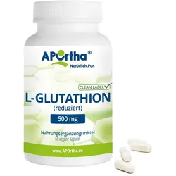 APOrtha® L-Glutathion 500 mg - vegane Glutathion-Kapseln 60 St