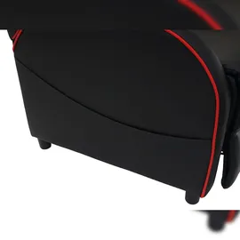 Mendler HWC-D68 Gaming-Sessel schwarz/rot