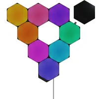 nanoleaf Shapes Hexagons Starter Kit - 9 LED Panels - schwarz