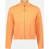 Cartoon Strickjacke orange/pink 38