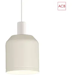 ACB Pendelleuchte TURKANA 3908/16, E27, max. 15W, IP20, weiß / Kabel weiß ACB-C3908081B