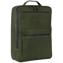 LEONHARD HEYDEN Den Haag Rucksack 42 cm Laptopfach grün