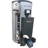 Pelltech Kombikessel HSS15 ( 18 kW ) Pelletheizung mit Brauchwasserspeicher Solar